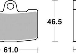 Pastiglie posteriori organiche per Buell XB12XT Ferodo