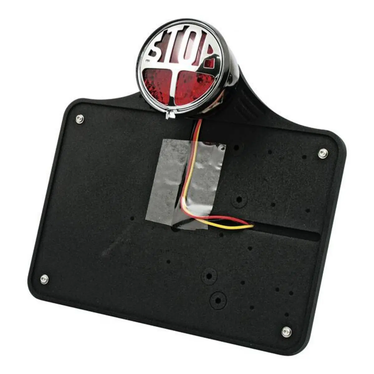 Portatarga laterale Sportster con faro posteriore 