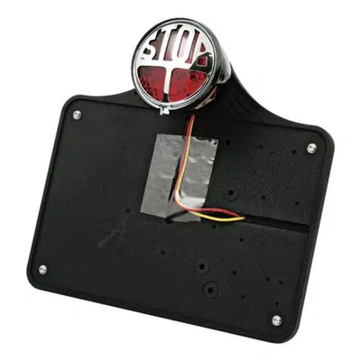 Portatarga laterale Sportster con faro posteriore 