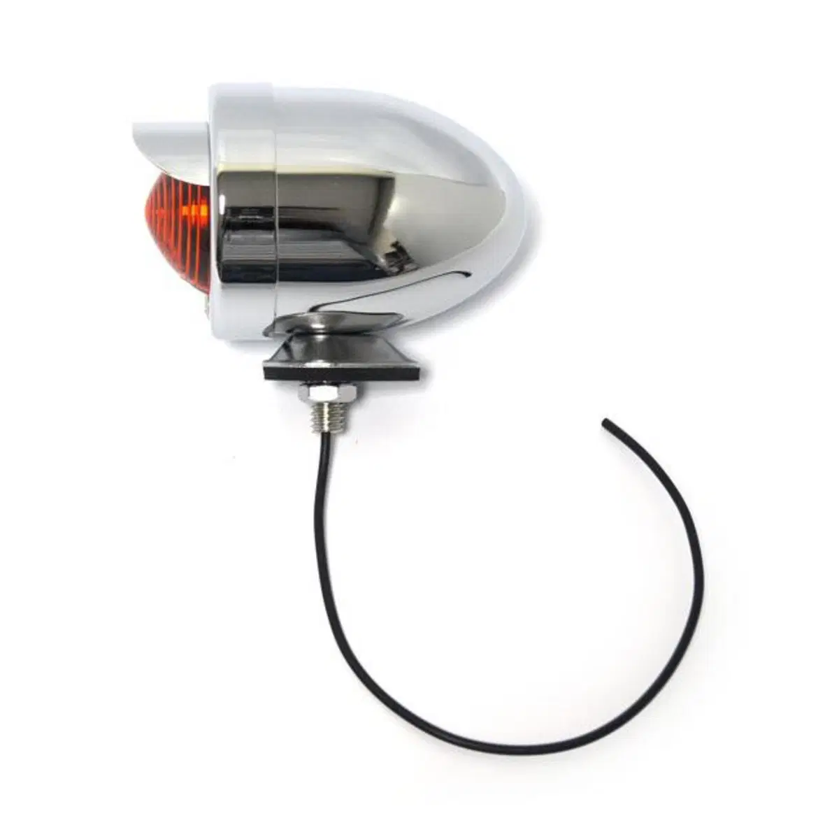 Freccia a lampadina Bullet cromata lente arancio c 