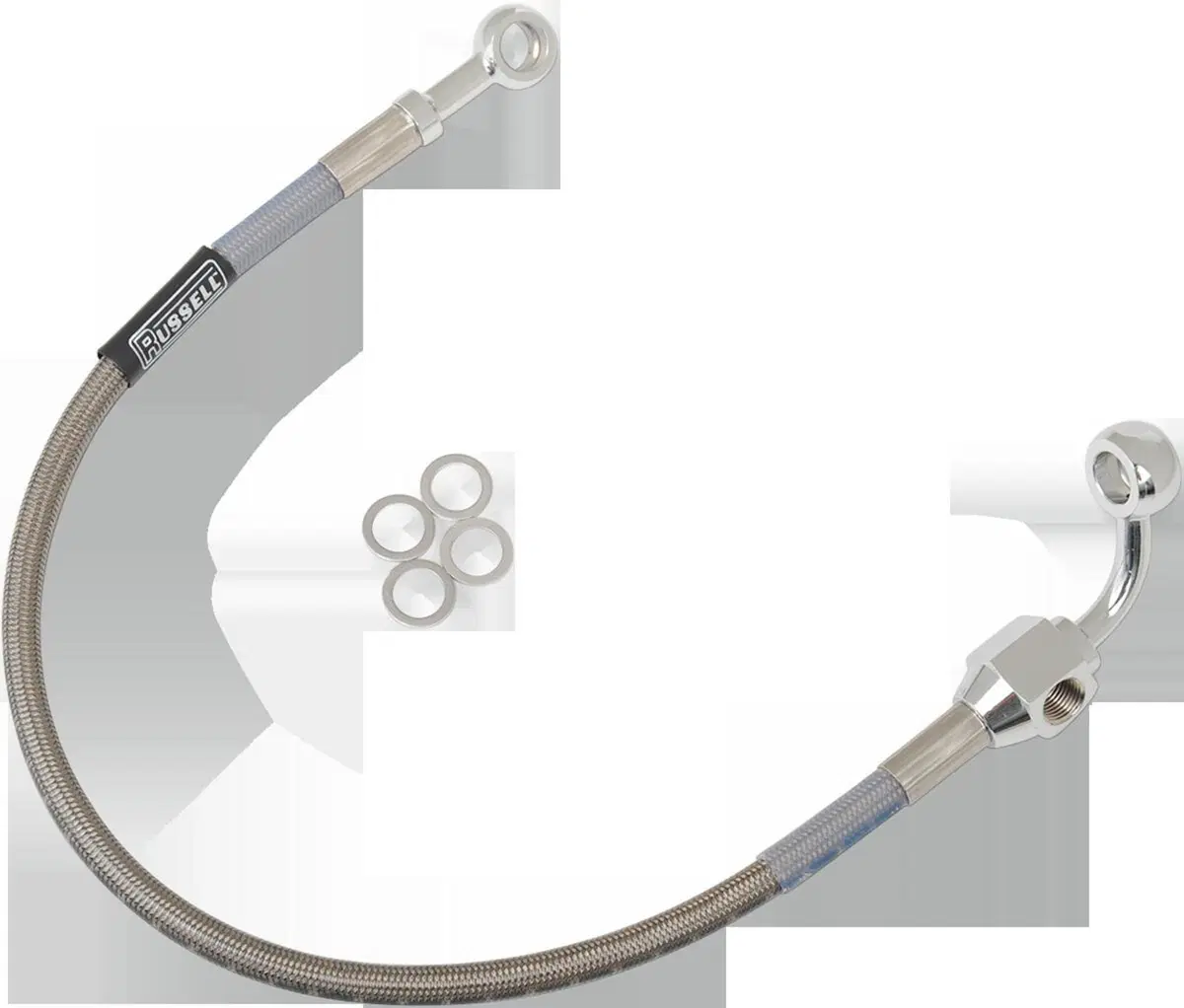 Tubo freno post treccia inox per Dyna del 1999 Ru 