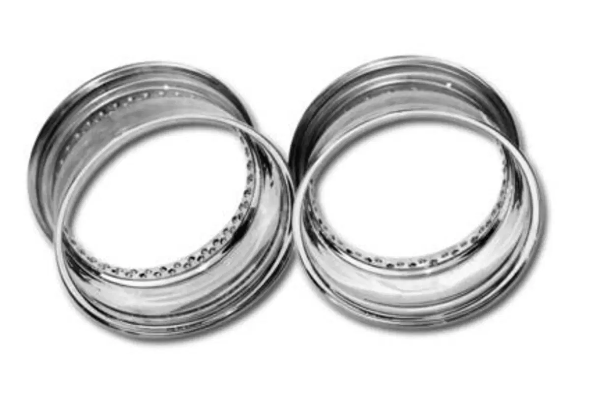 Cerchione 15x9 - 80 fori - inox lucido TTS 