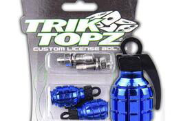 Viti targa Grenade blu Trik Topz 