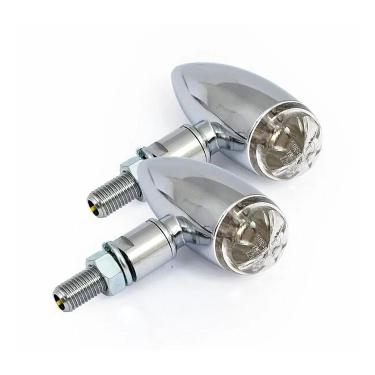 frecce a led Micro Bullet cromate lente chiara omo 