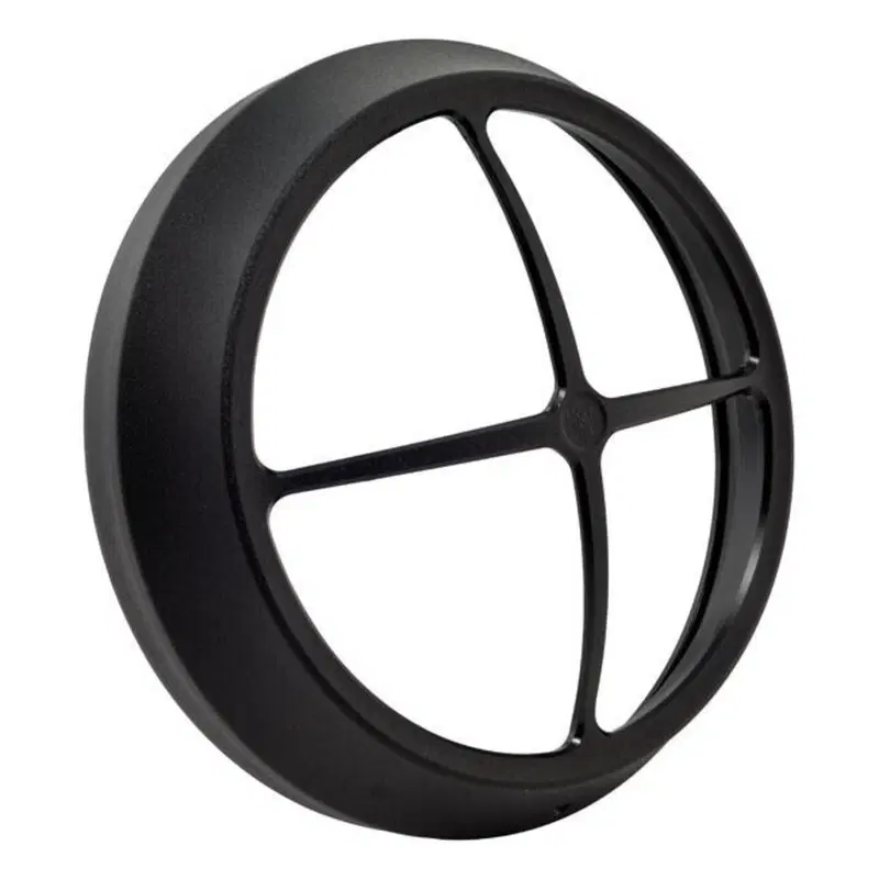 Ghiera per faro da 7” PM Cross Bar nera opaca per Performance Machine