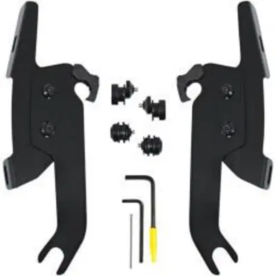 Kit sgancio rapido nero per Batwing Memphis per So 
