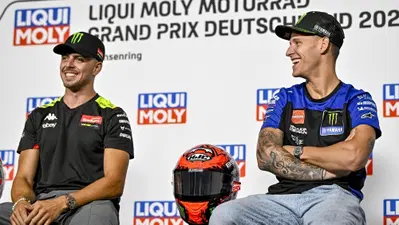 MotoGP 2024. GP di Germania. Fabio Quartararo si sbilancia: "Vorrei questo ragazzo qui in Yamaha", intende Fabio Di Giannantonio