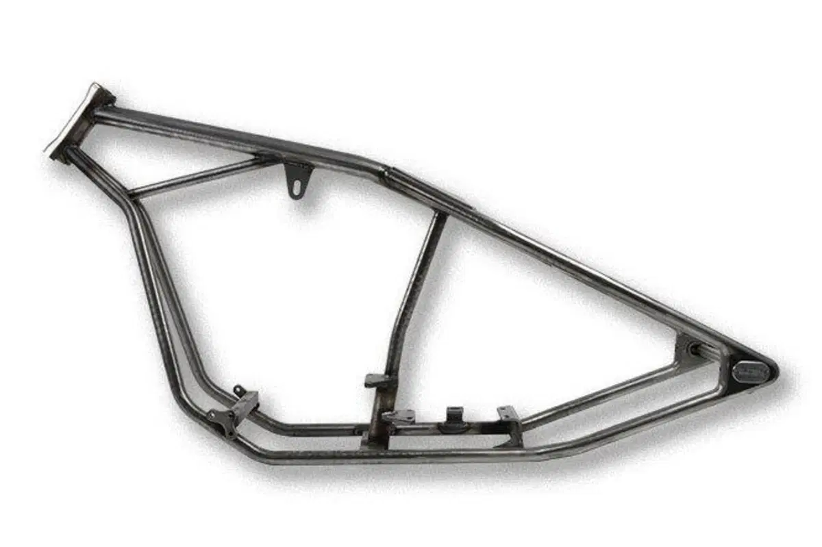Telaio rigido stile Chica Gooseneck per Big Twin o Santee