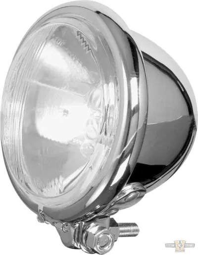 Faro anteriore 5-3/4" Bates cromato - omologato Cu 