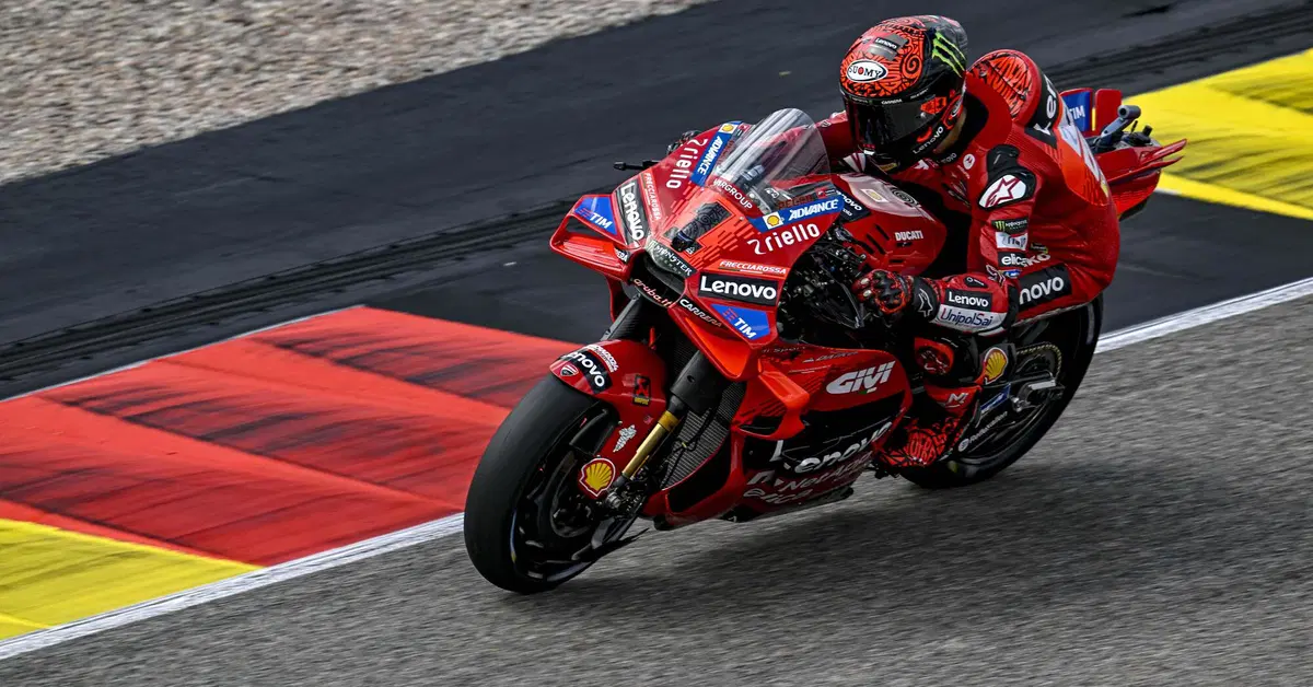 MotoGP 2024. GP di Germania. Pecco Bagnaia: "Non sono ancora soddisfatto del feeling. Le cadute? Fa freddo e poco grip" 