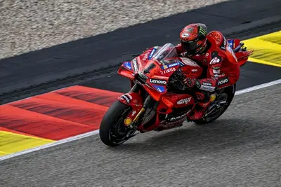 MotoGP 2024. GP di Germania. Pecco Bagnaia: "Non sono ancora soddisfatto del feeling. Le cadute? Fa freddo e poco grip" 