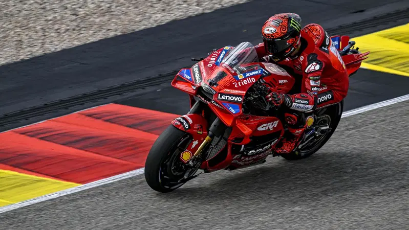 MotoGP 2024. GP di Germania. Pecco Bagnaia: "Non sono ancora soddisfatto del feeling. Le cadute? Fa freddo e poco grip" 