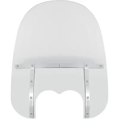 Parabrezza Memphis Fats alto 53 cm trasparente per 