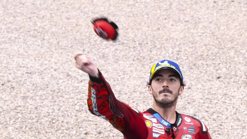MotoGP 2024. GP di Germania. Pecco Bagnaia: "Il podio oggi va bene, domani possiamo fare la differenza"