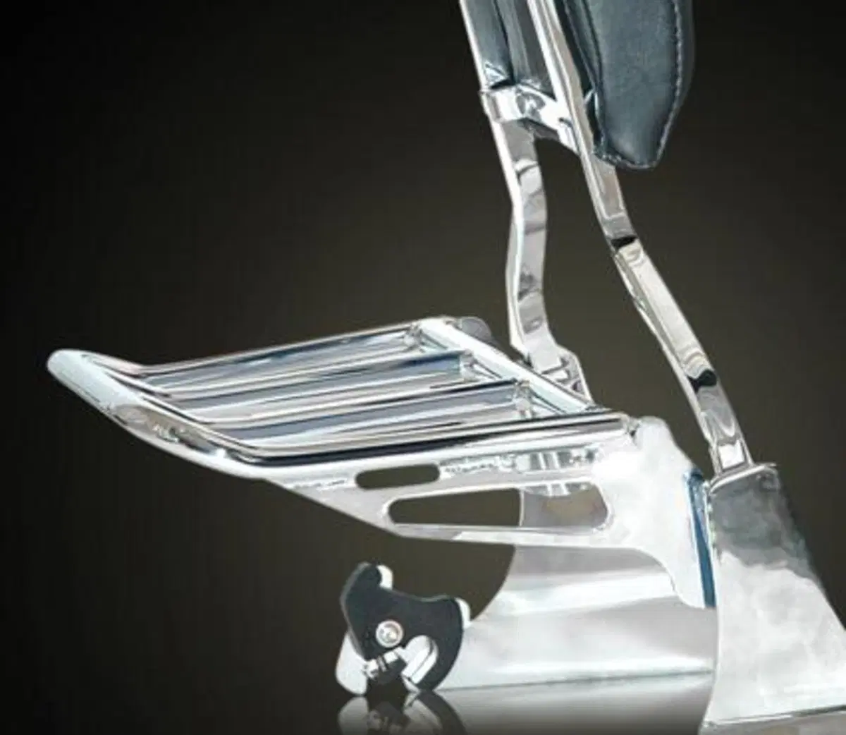 Portapacchi cromato Per schienale Custom Chrome 