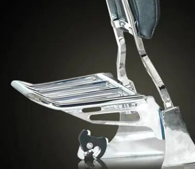 Portapacchi cromato Per schienale Custom Chrome 