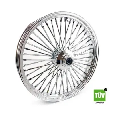 Ruota anteriore cromata Big Spoke 48 raggi 23&rdquo;x 3, 