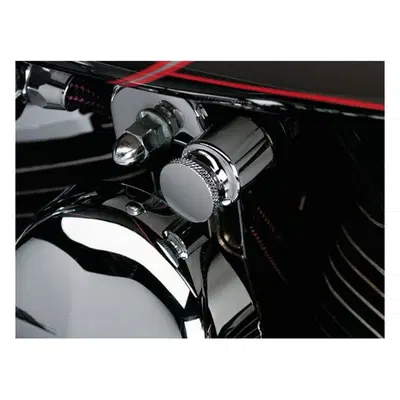 Pomello cavo aria cromato - copertura Kuryakyn 