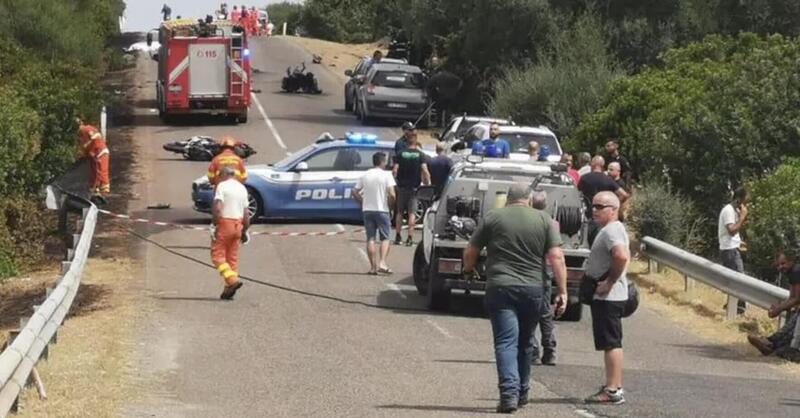 Oristano, terribile scontro tra auto e moto: 3 morti e 2 feriti