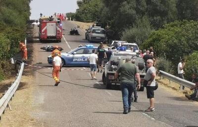 Oristano, terribile scontro tra auto e moto: 3 morti e 2 feriti