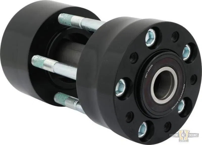 Mozzo billet posteriore nero Custom Chrome 