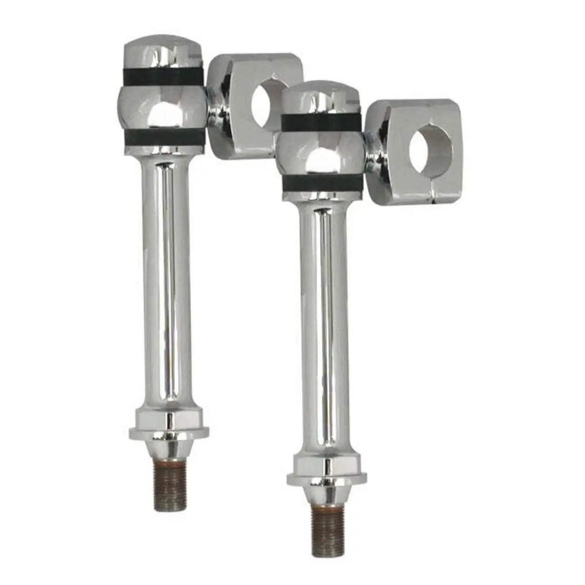 Riser alti 6’’ arretramento 2’’, cromati, Paughco