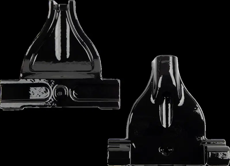 Kit Supporti neri per pedane passeggero per Softai Drag Specialties
