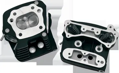 Coppia tetstate S&amp;S nere per FXR, Dyna, Softail e 