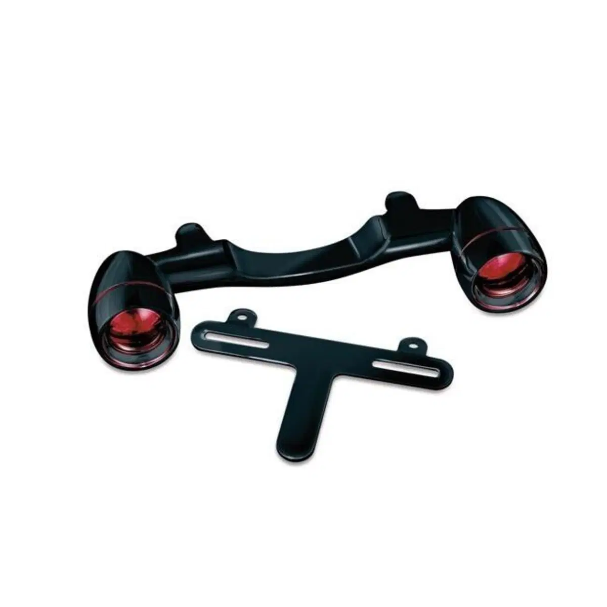 Frecce posteriori bullet rosse con supporto cromat 
