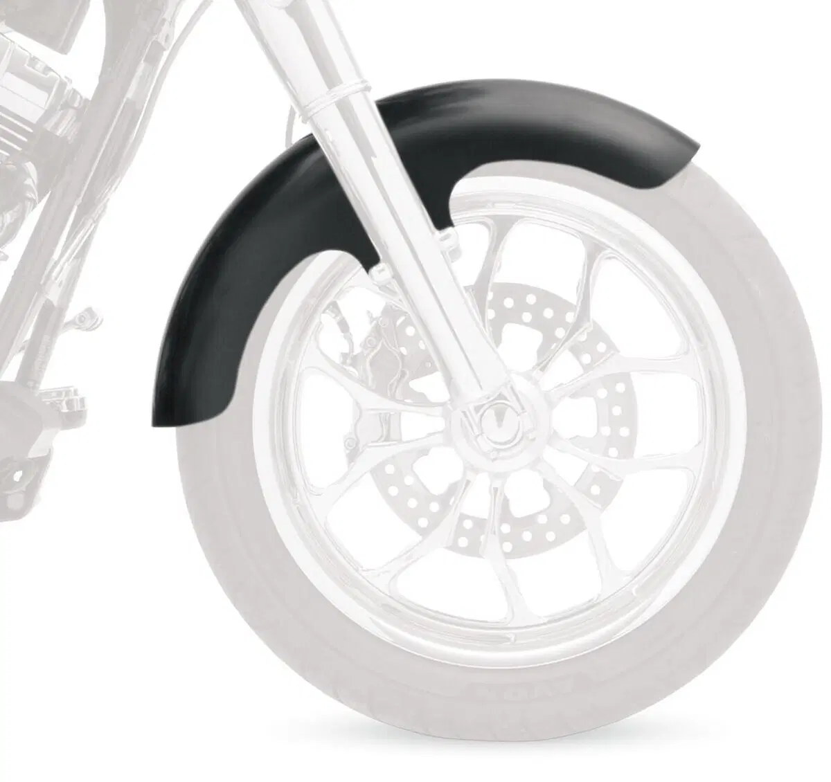 Parafango anteriore Klock Hugger Thick. Largo mm 1 Klock Werks