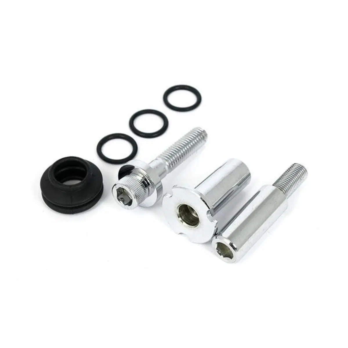 Kit bulloneria pinza freno anteriore cromato per T 