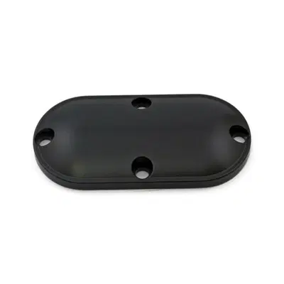Coperchio ispezione Stepped nero opaco per Softail 