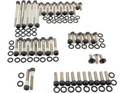 Kit viti coperchi motore nere lucide per Pan Ameri 