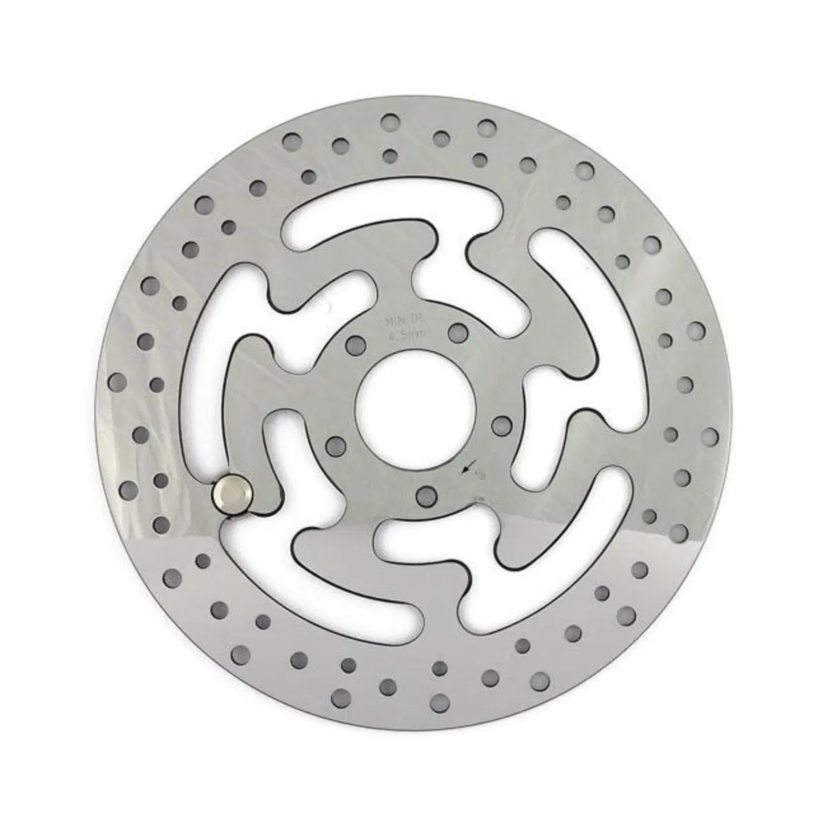 Disco freno anteriore diametro 11,8" destro lucido 