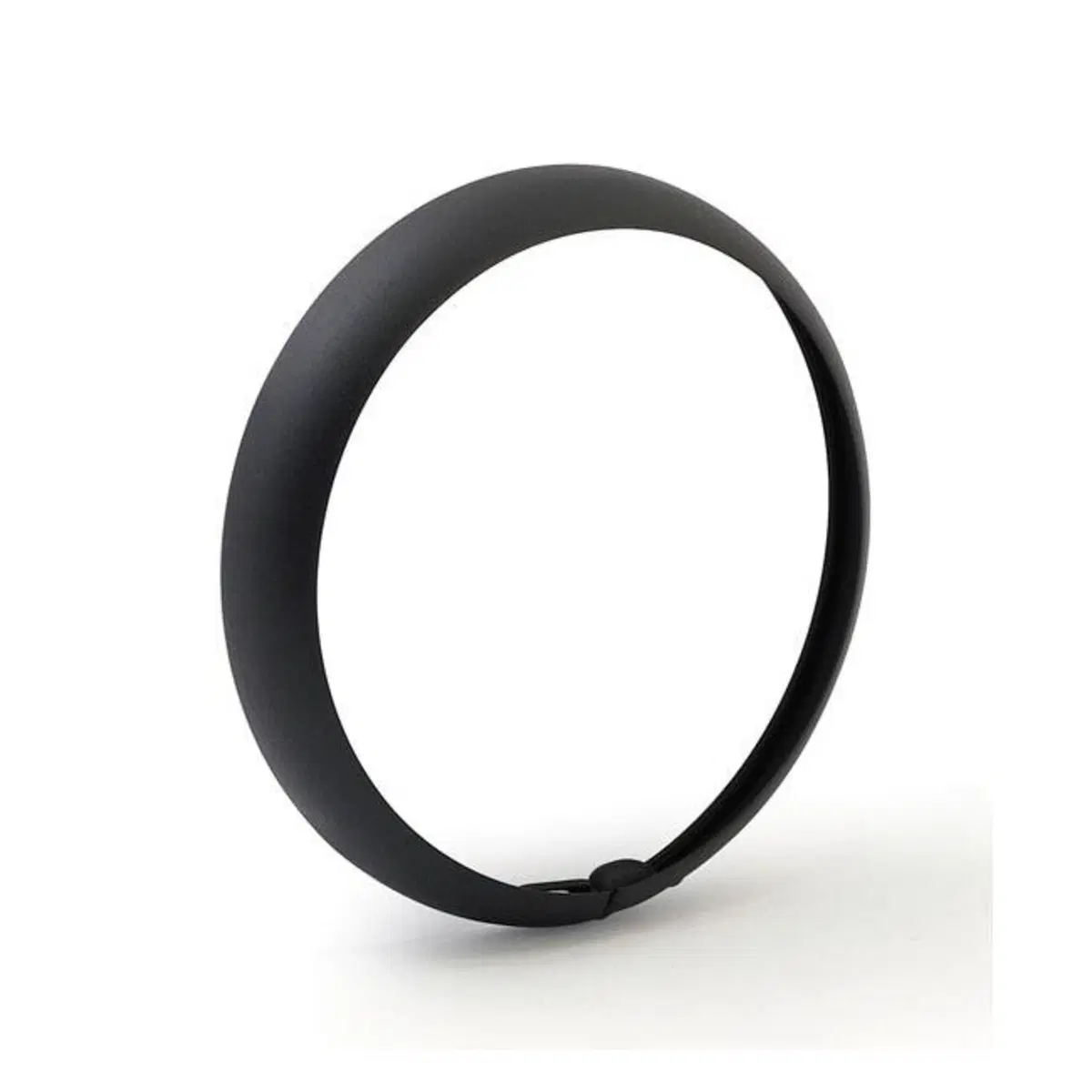 Ghiera per faro da 7'' nera grinzata per FL e FLH 
