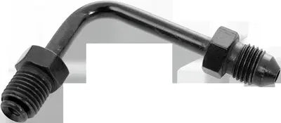 Raccordo nero piegato 90&deg; da 3/8"-24 a AN-3 Goodridge