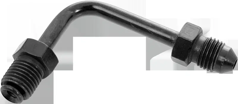 Raccordo nero piegato 90° da 3/8"-24 a AN-3 Goodridge