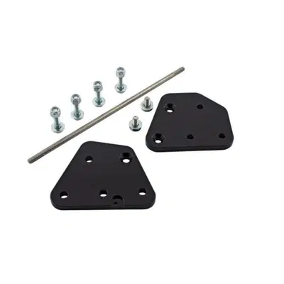 Estensione comandi 2" nero per Softail*** dal 2000 