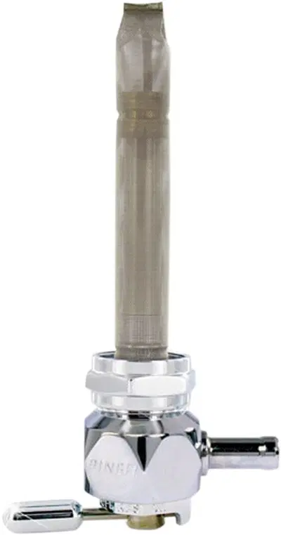 Rubinetto Benzina Pingel Power-Flo - cromato - Dia 