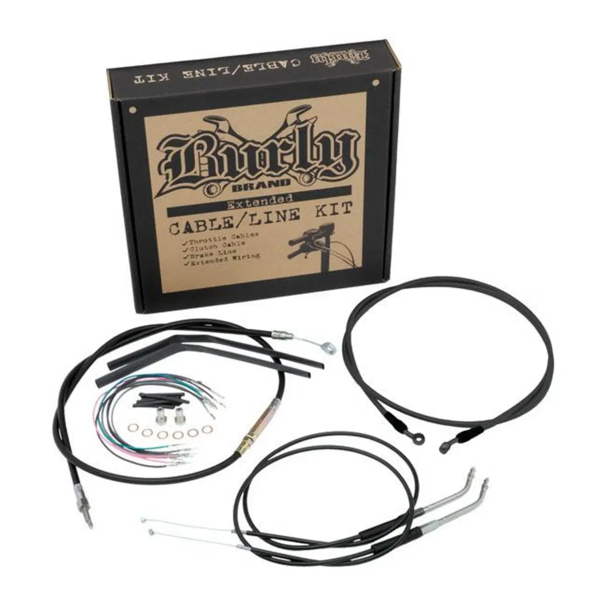 Kit cavi Dyna per manubrio alto 14'' (36cm) neri N 