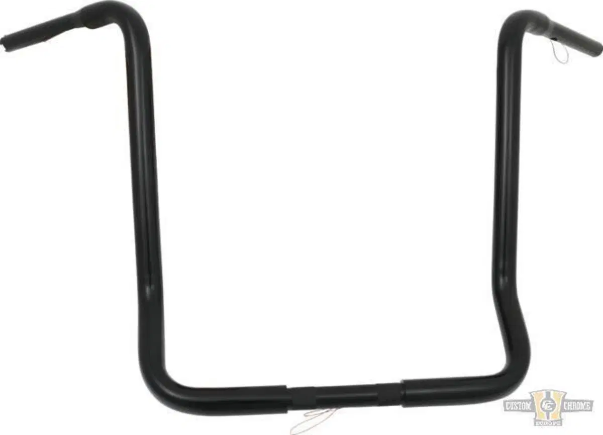 Manubrio Ape Hanger 1-1/4" alto 19" FLHT nero Dres Santee