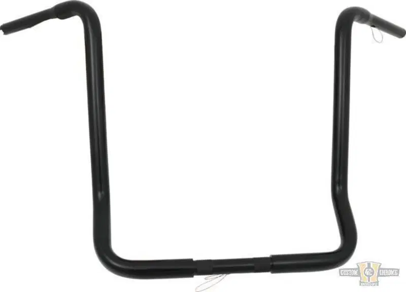 Manubrio Ape Hanger 1-1/4" alto 19" FLHT nero Dres Santee