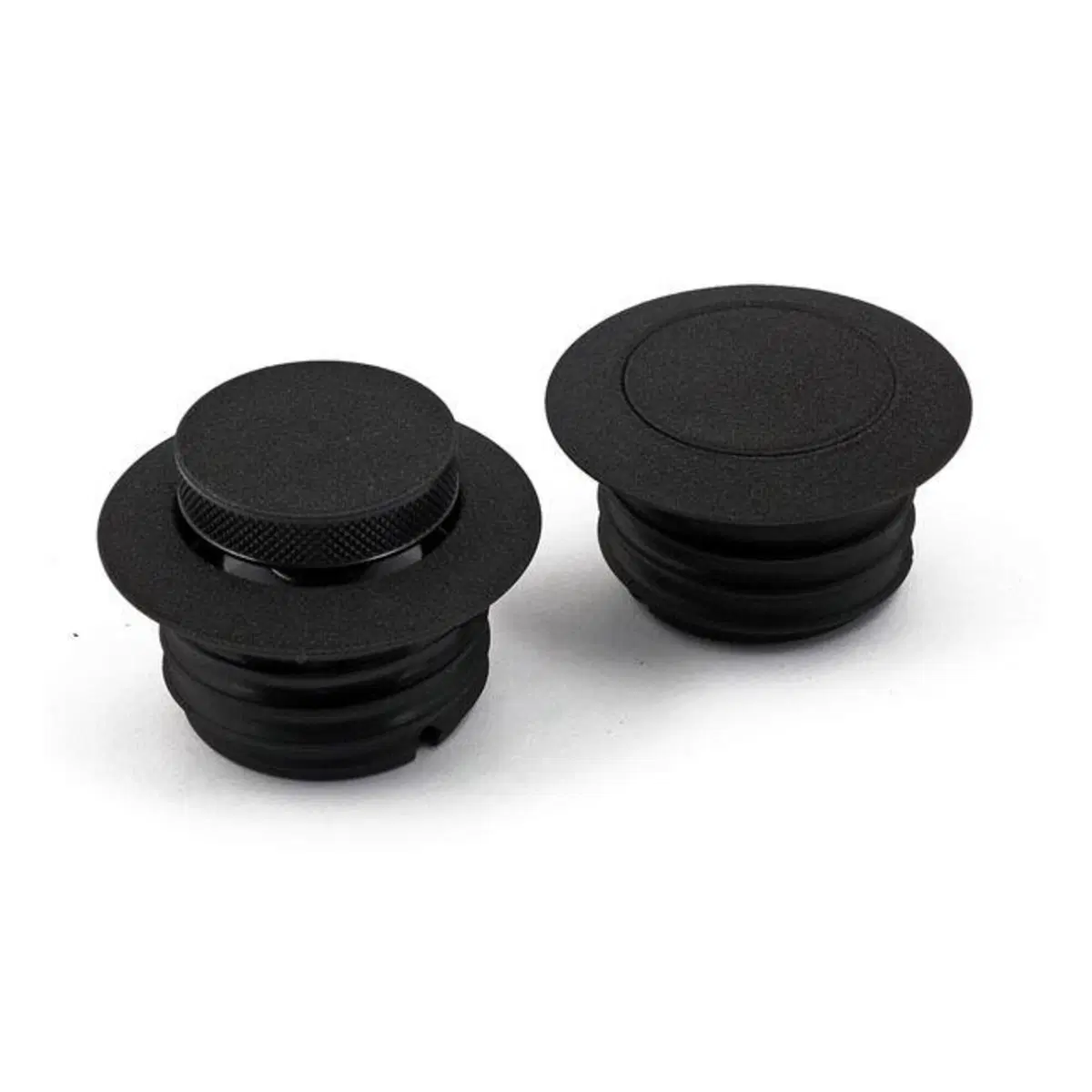 Tappo benzina Pop-up nero grinzato per Sportster, 