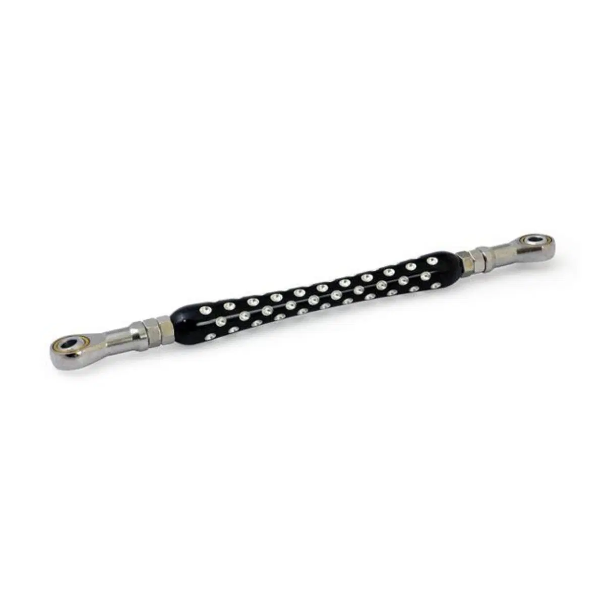 Asta marce drilled nera per Sportster con comandi 