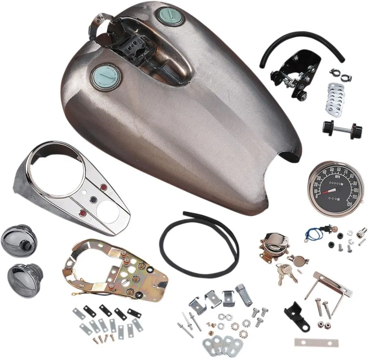 Serbatoio bernzina Quickbob 3,6 galloni con kit st Drag Specialties