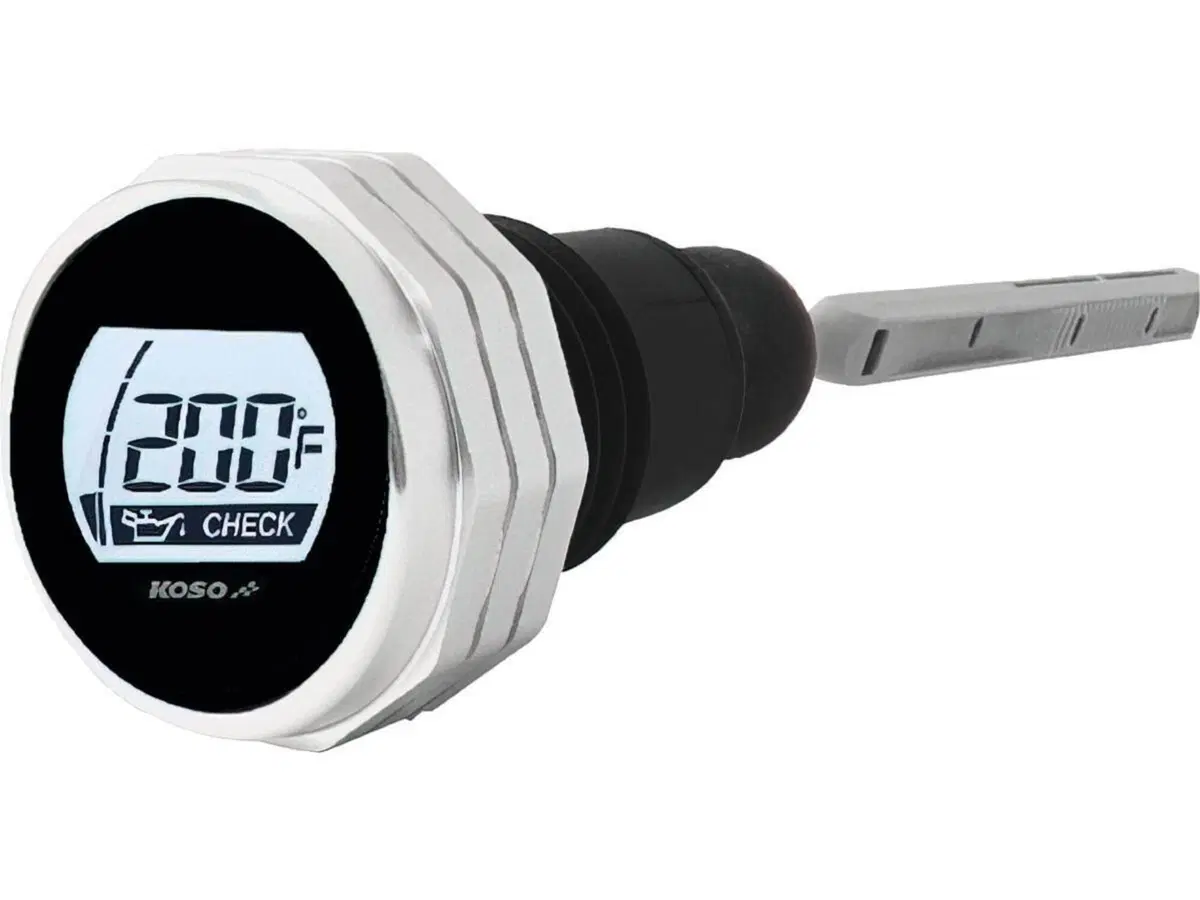 Tappo con temperatura serbatoio olio Koso a LCD ar 