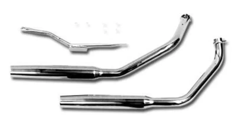 Marmitte Paughco Tapered cromate Per FX Shovel dal