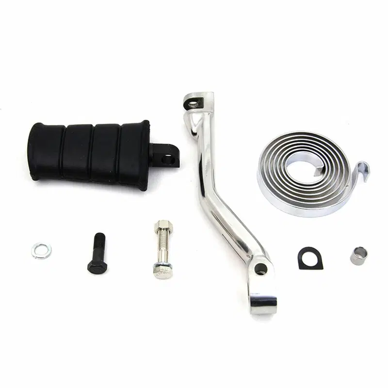 Leva cromata per avviamento kickstarter con molla 