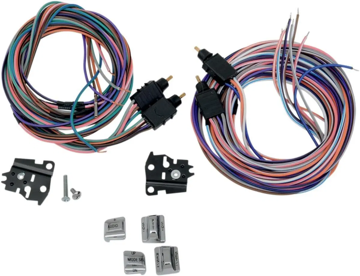 Interruttori comando radio e cruise control cromat Drag Specialties