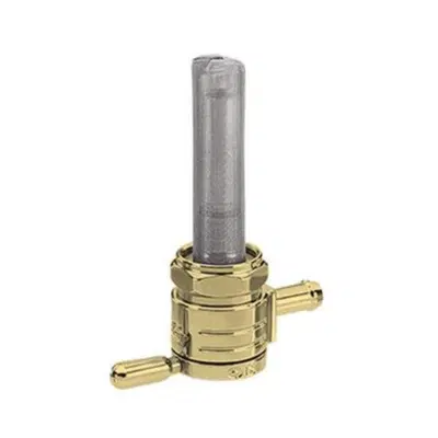 Rubinetto benzina Golan in OTTONE Click-Slick 22mm 